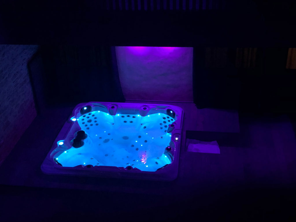 Jacuzzi illuminé